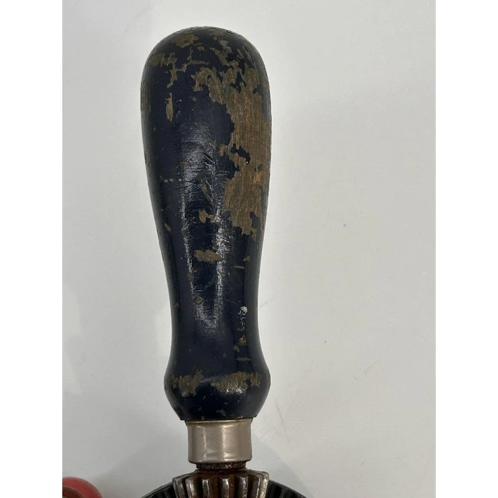 Vintage Stanley Handyman Eggbeater Hand Drill Crank H1221 Hy Lo‎ Drive Made USA
